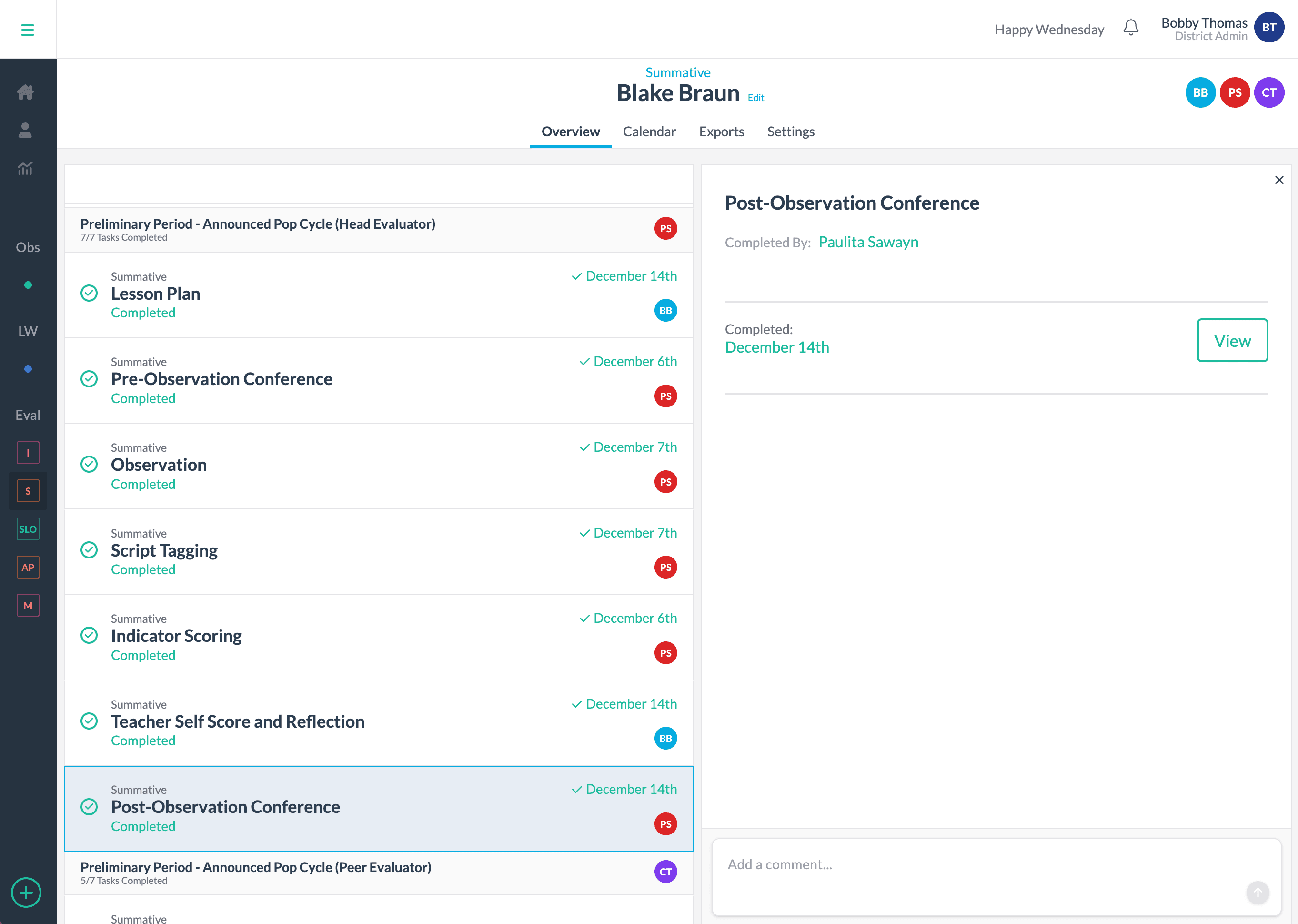 Evaluation Workflow