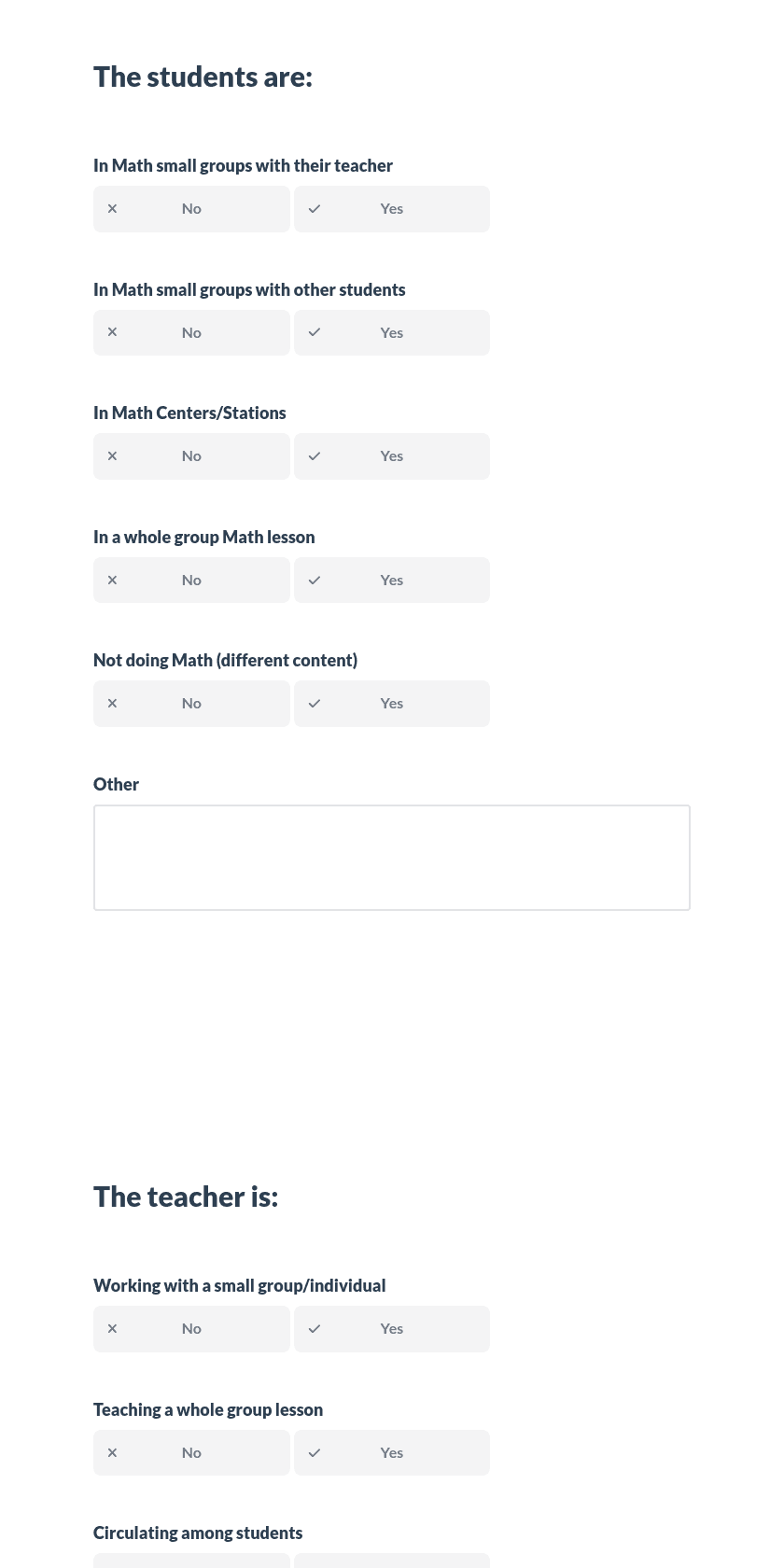 Math Groups Preview