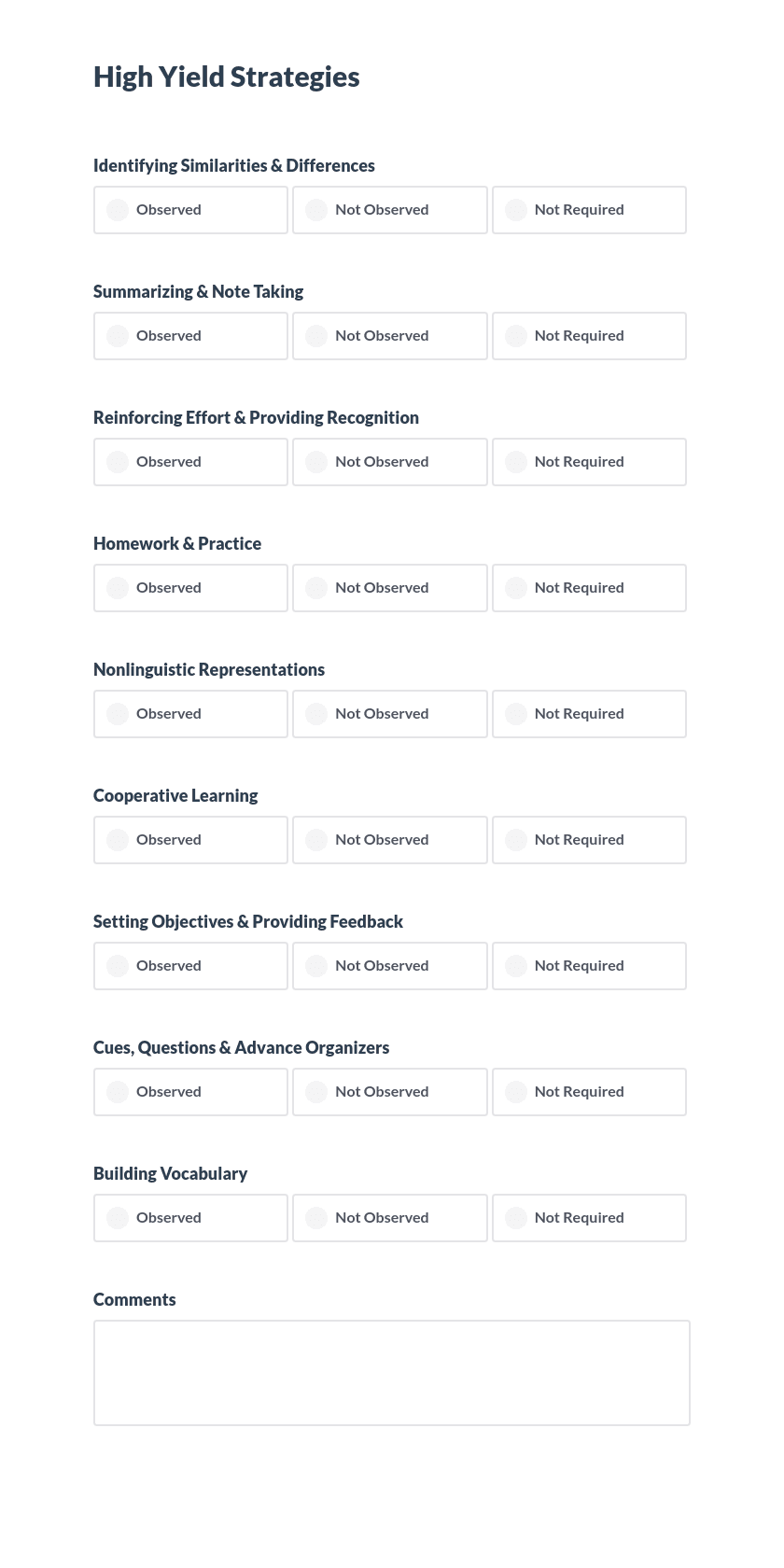 Effective Instructional Strategies Preview