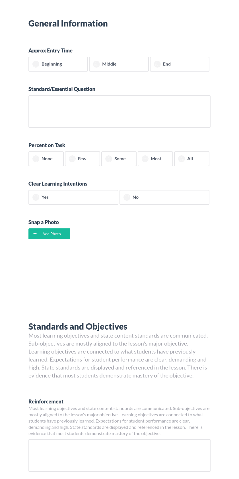 SCTS 4.0 - Instructional Content (Standards and Objectives, Presenting Instructional Content, Lesson Structure and Pacing, Teacher Content Knowledge) Preview