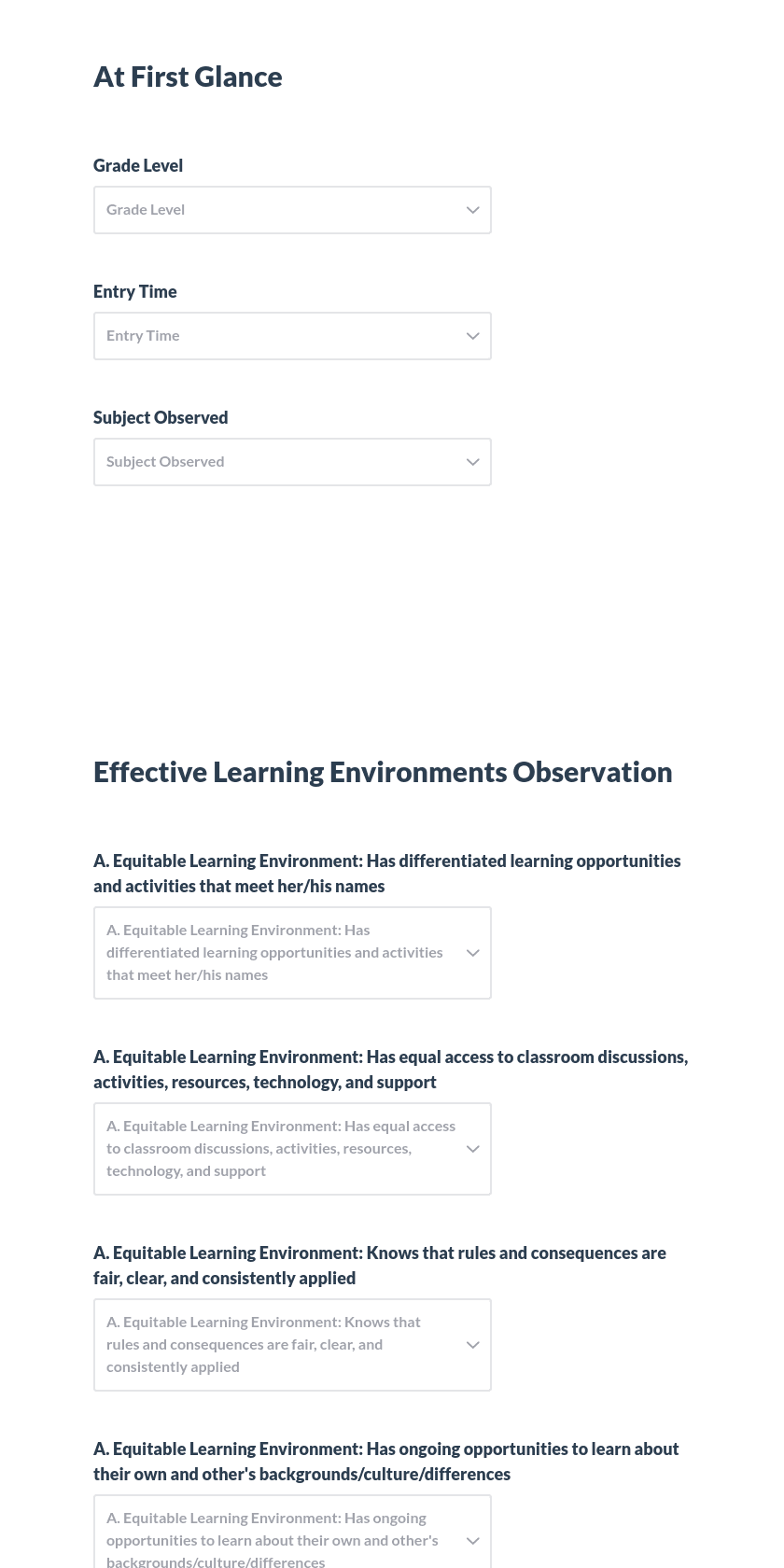 ELEOT - Equitable Learning Environments Preview