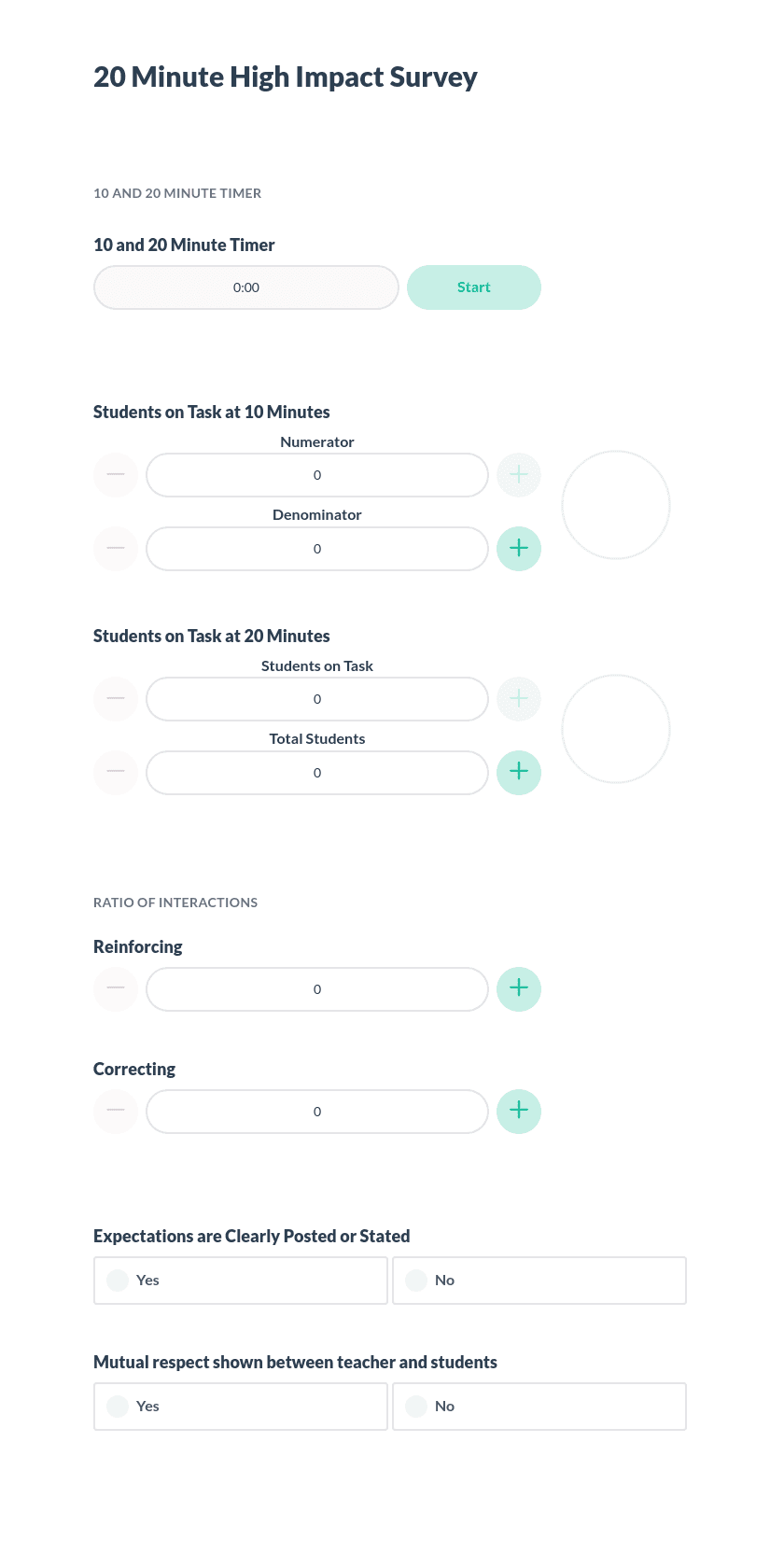 20 Minute High Impact Survey Preview