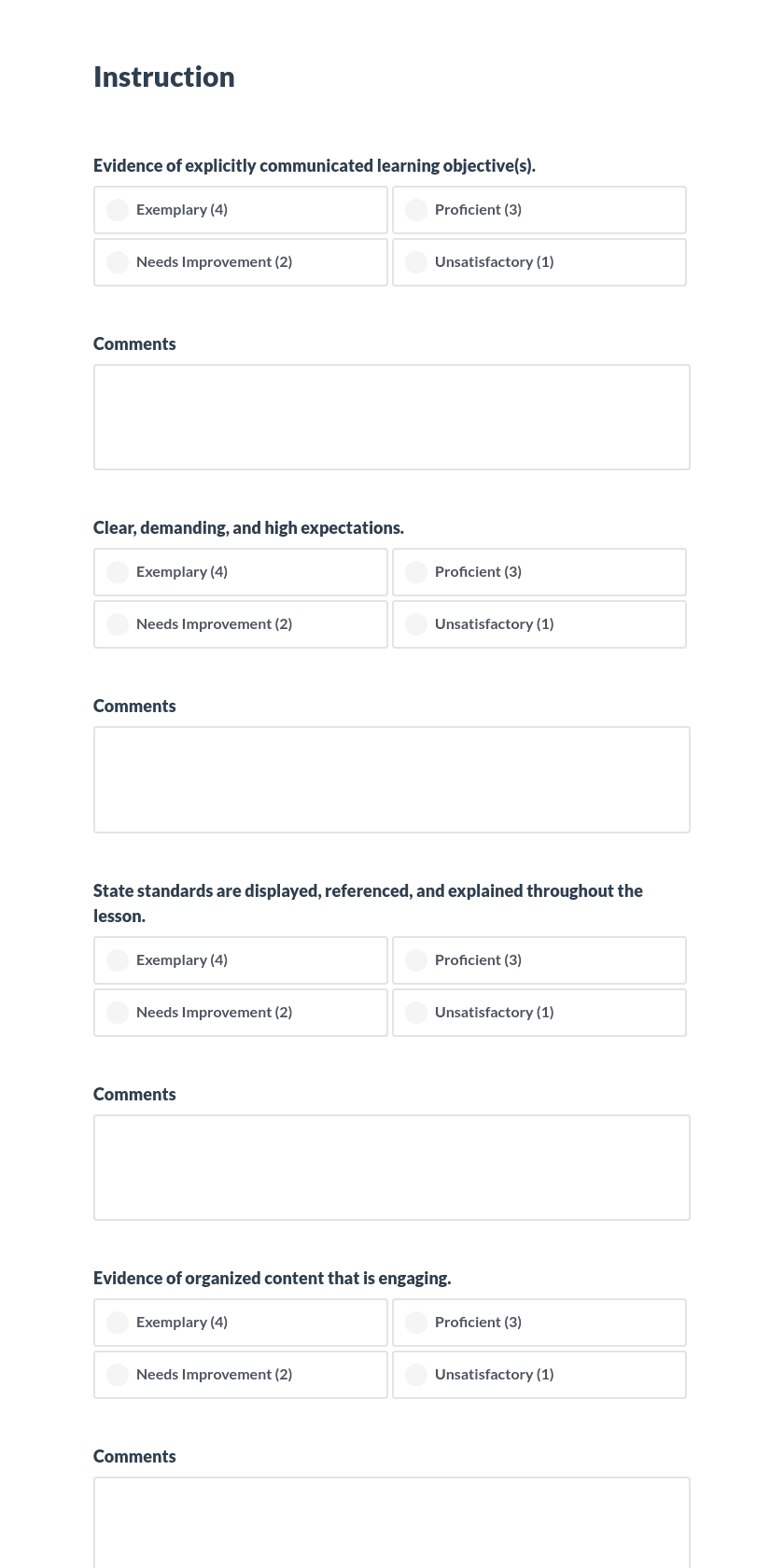 SC 4.0 Teaching Standards Preview