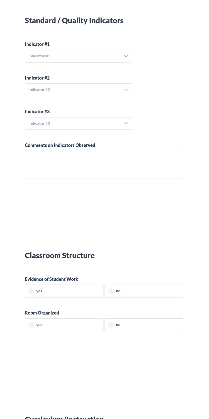 General Observation Feedback 2018-19 Preview