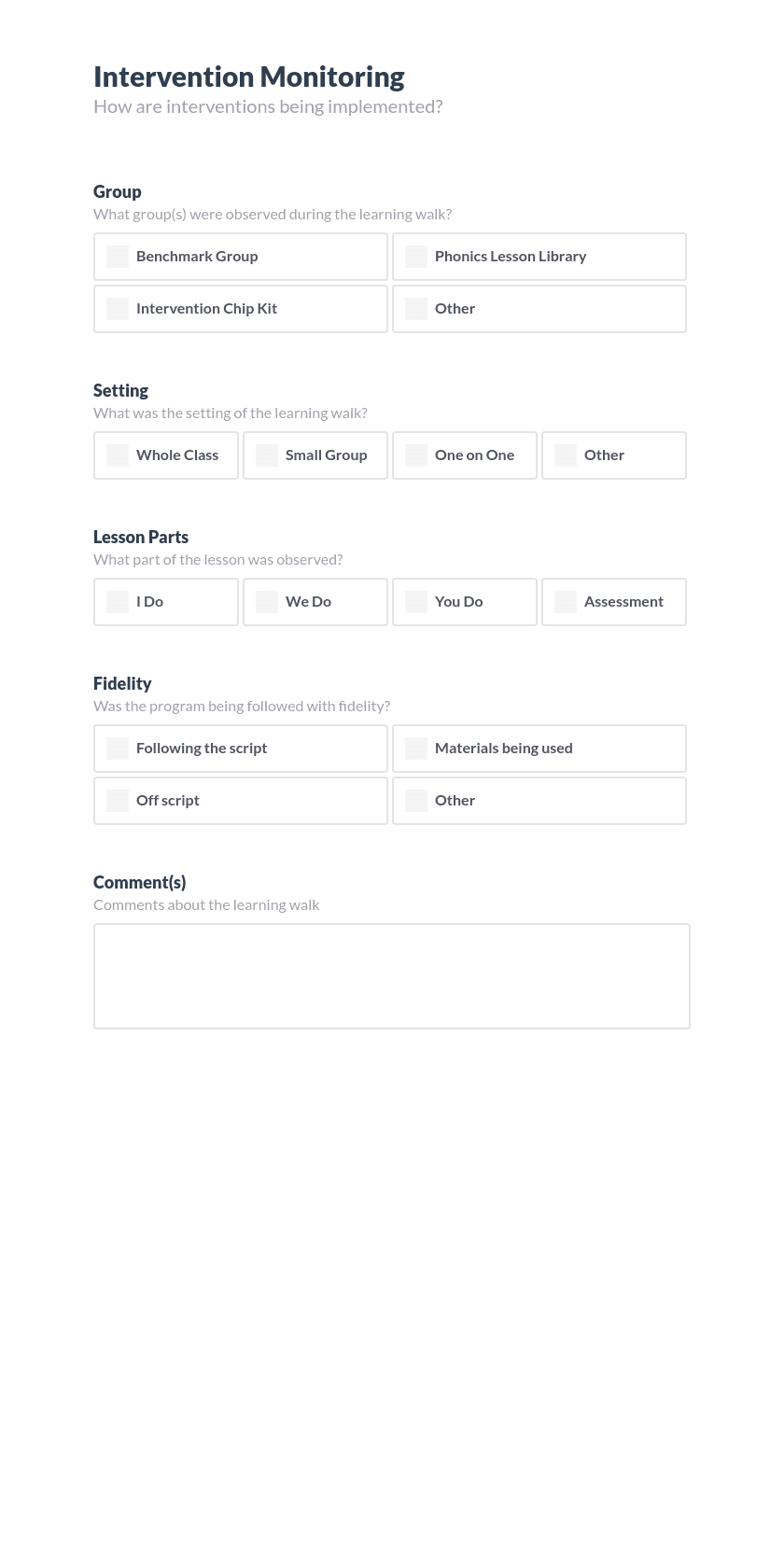 RTI Monitoring Preview