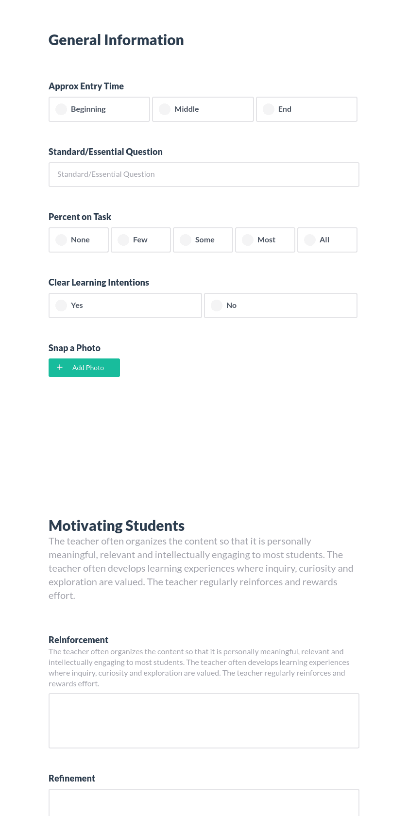 SCTS 4.0 - Students (Motivating Students, Activities and Materials, Grouping Students, Teacher Knowledge of Students) Preview