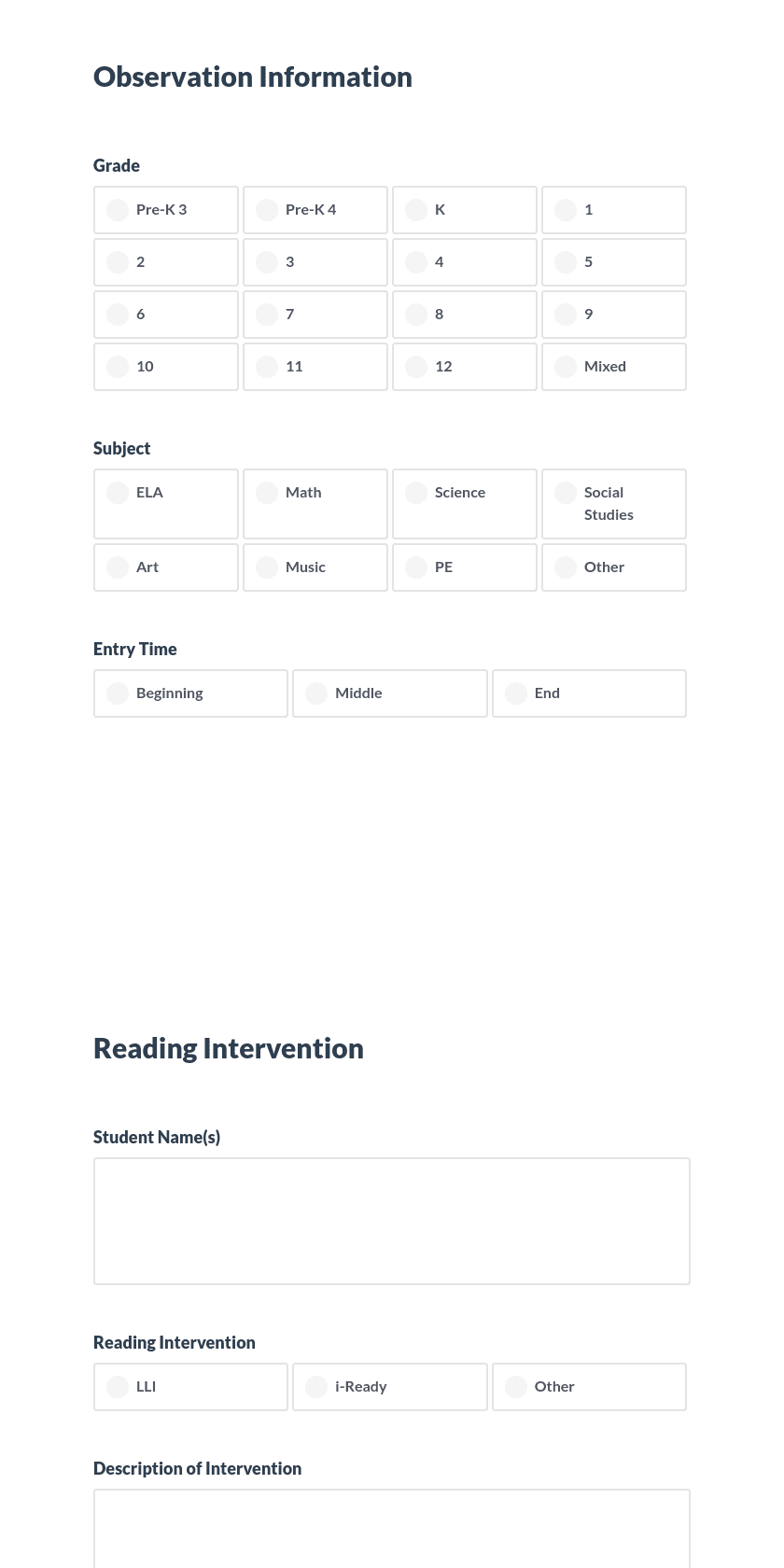 Fidelity Of Intervention Preview