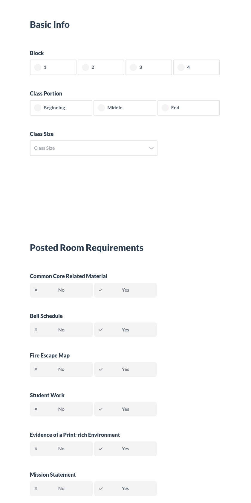 Observation Form Preview