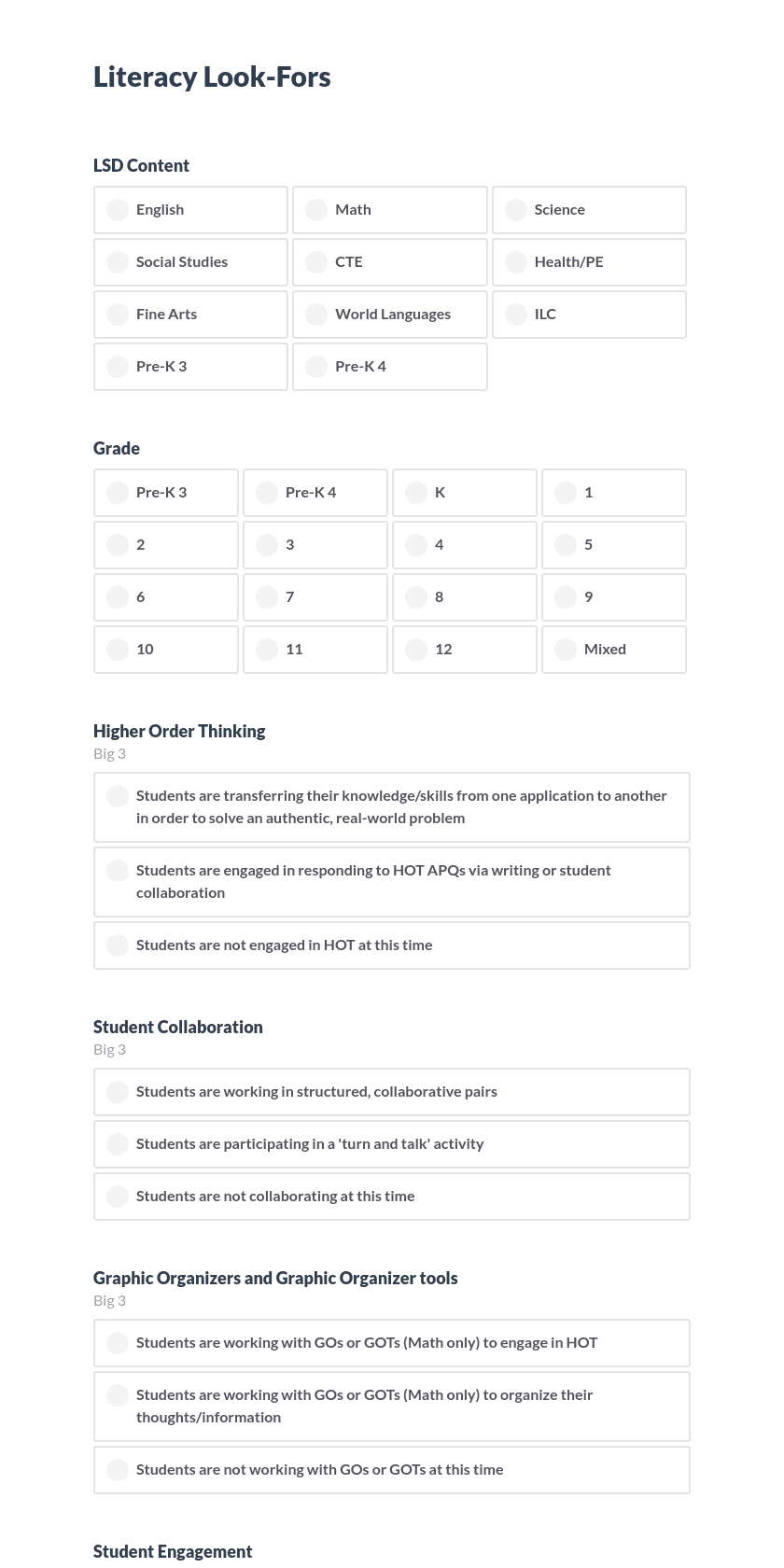 Literacy Preview