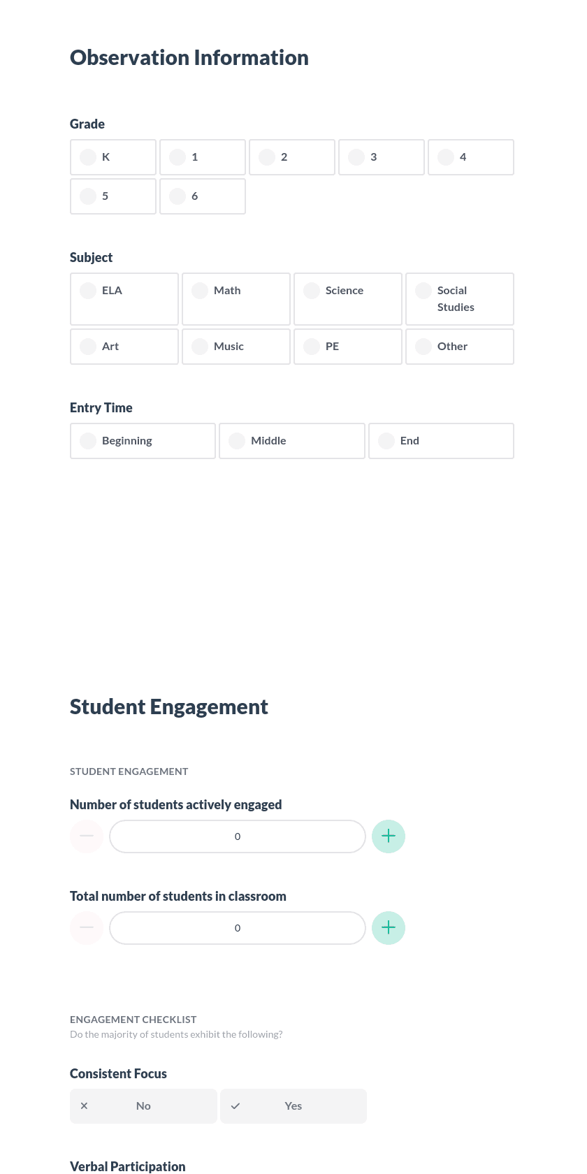 Student Engagement Preview