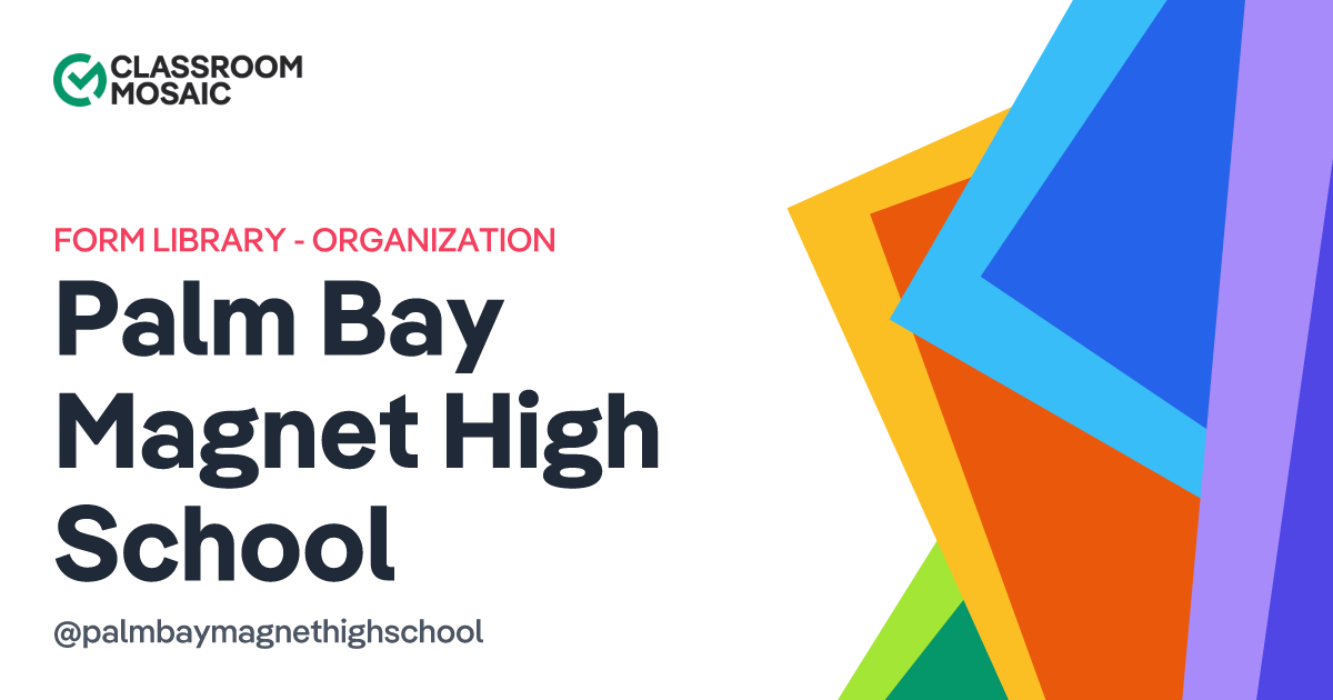 Palm Bay High School's Teacher Observation Forms